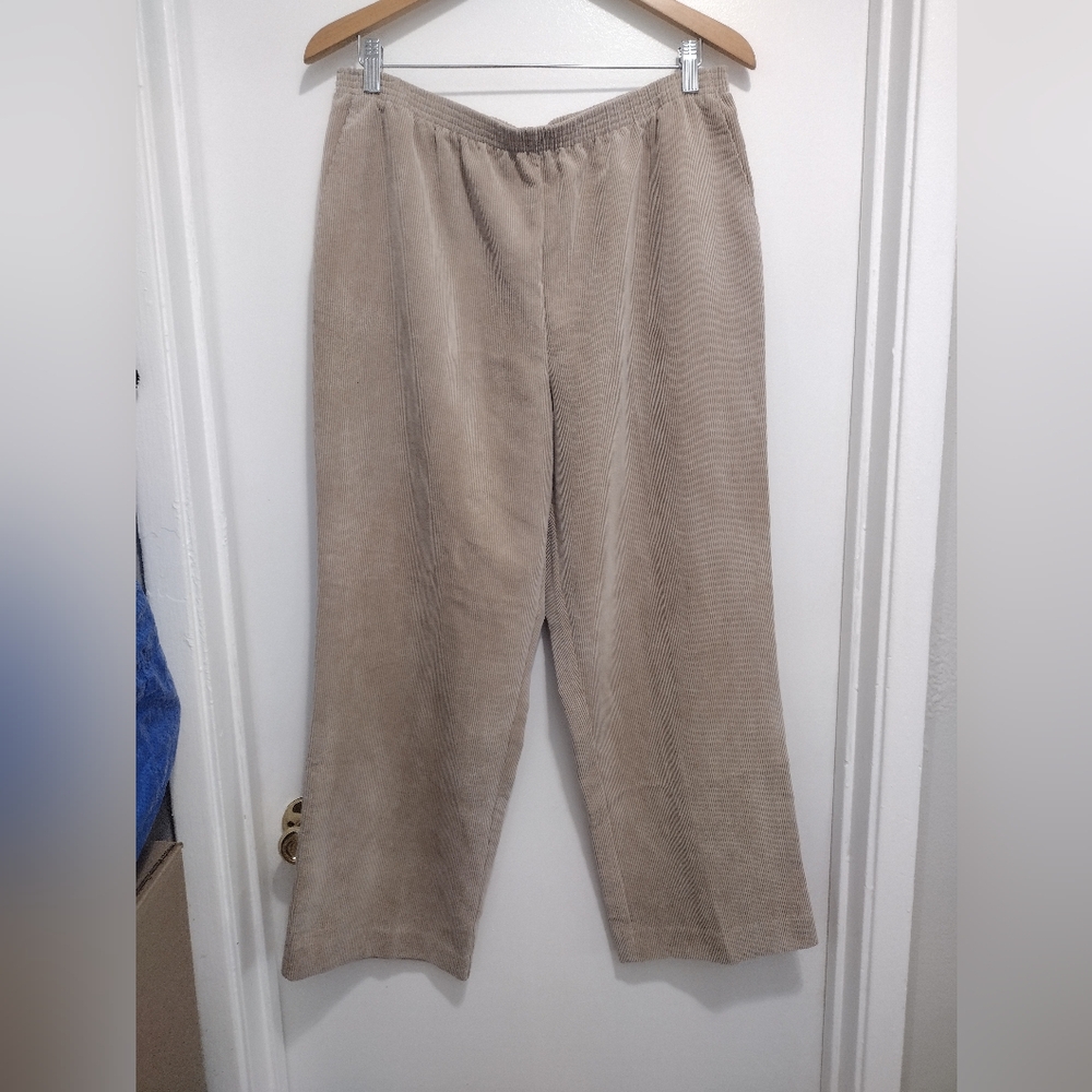 NWT alfred dunner brown pants size 18P